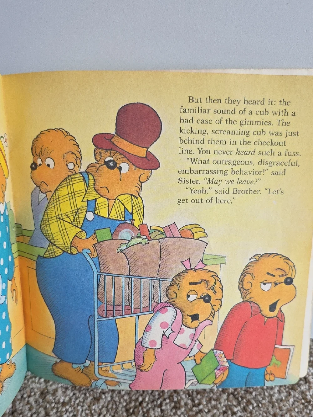 The Berenstain Bears Get the Gimmies - Children's Book From 1988
